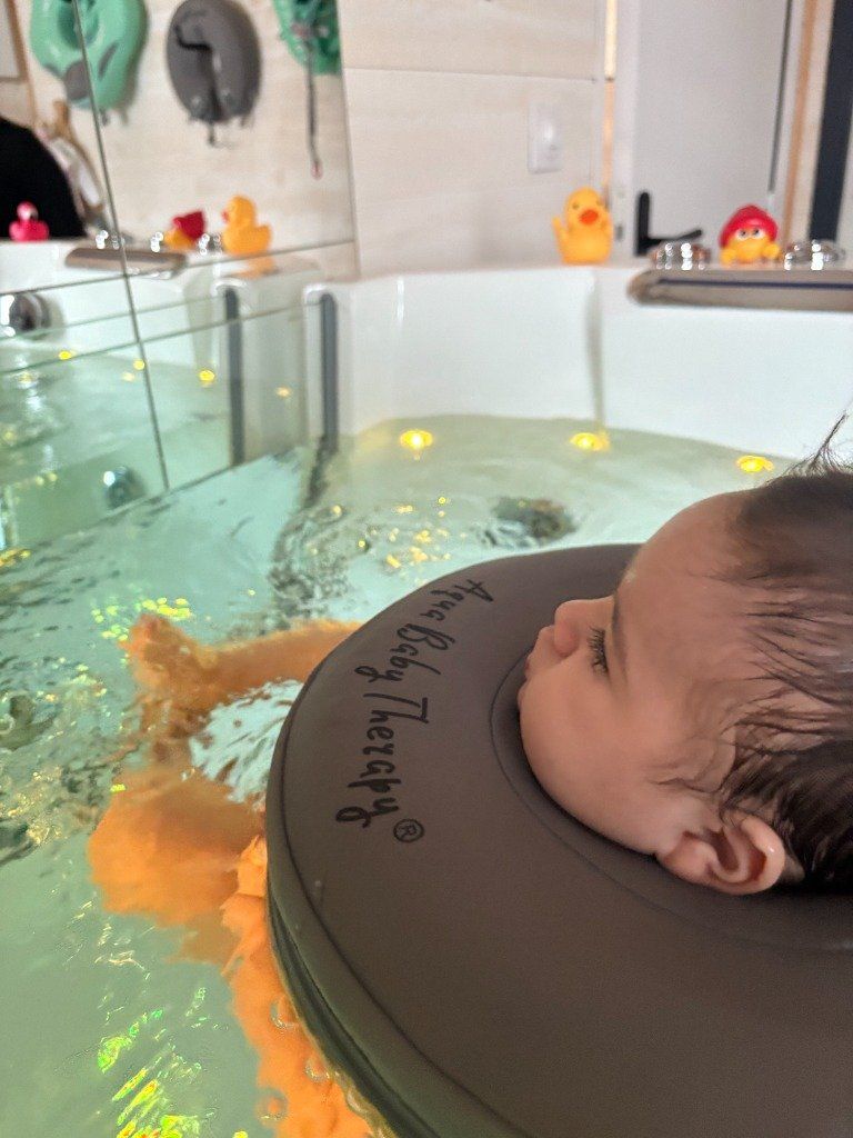 Un moment de liberté dans l'eau, tout en douceur