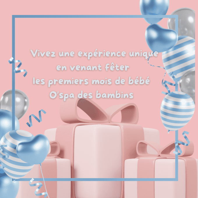 Séance hydrothérapie avec décoration anniversaire